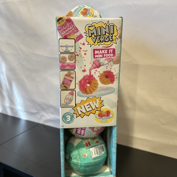 MGA\'s Mini Verse Make It Mini Food Cafe Series 3 | Ages 8+ | Lot Of 7 Balls